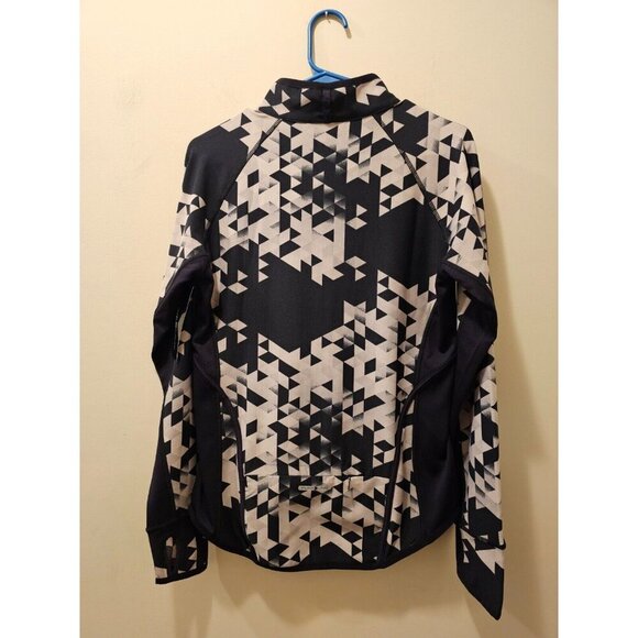 NWT‎ Women's Pure Lime Track Full Zip Athletic Jacket Black/Grey Size Medium - Picture 2 of 10